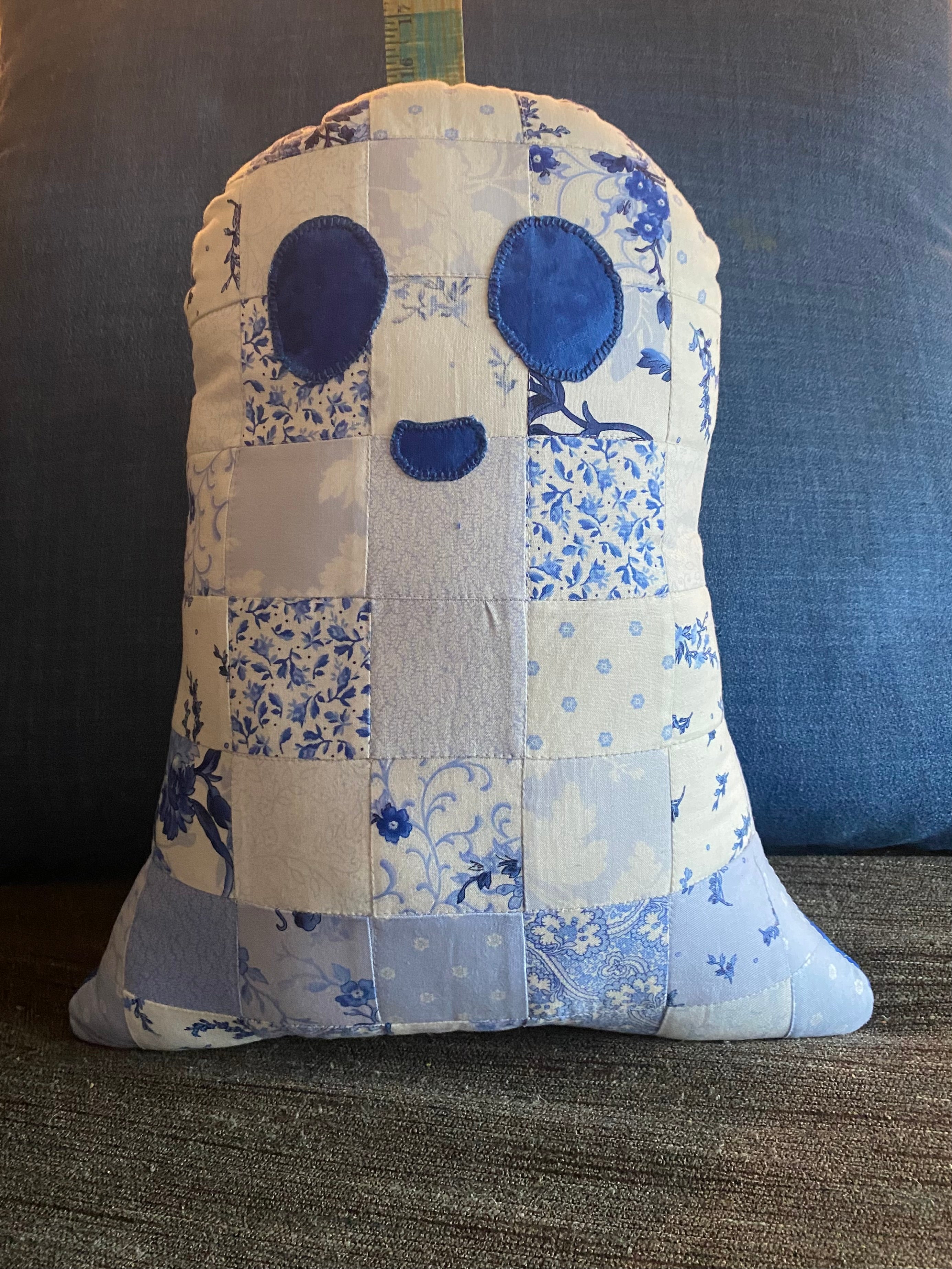 Quilt Ghost Reading Pillow and “The Little Ghost That Was A Quilt” hardback book.